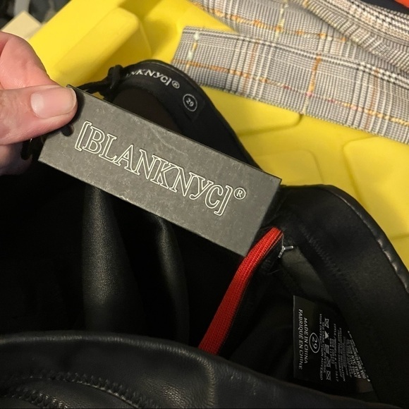 Blank NYC Light my Fire Faux Leather Pull on Pants with Red Stripes - Picture 12 of 12